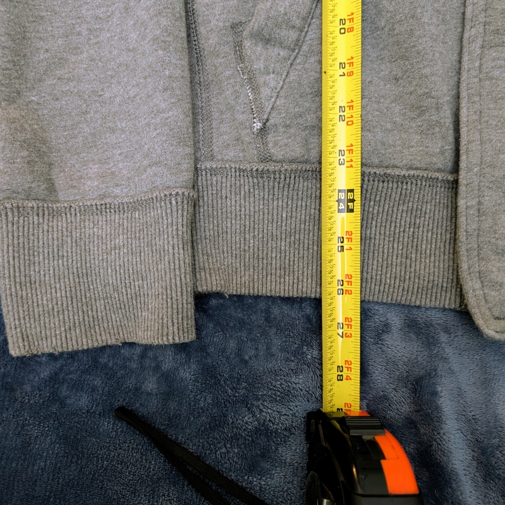 Vintage Abercrombie & Fitch Gray Knit Collar Jacket Muscle Fit - Picture 5 of 10